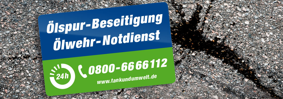 Tankreinigung und Umwelttechnik Heidenreich – Ölspur-Beseitigung